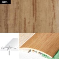 40mm Wide PVC Wood Effect Door Threshold Strip Screwfix