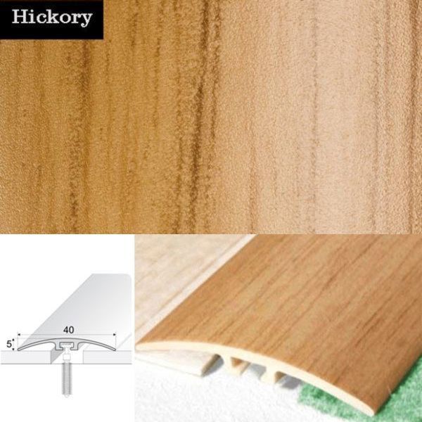 40mm Wide PVC Wood Effect Door Threshold Strip Screwfix