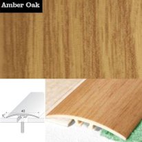 40mm Wide PVC Wood Effect Door Threshold Strip Screwfix