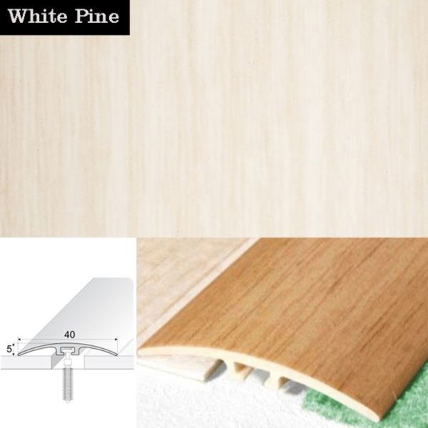 40mm Wide PVC Wood Effect Door Threshold Strip Screwfix