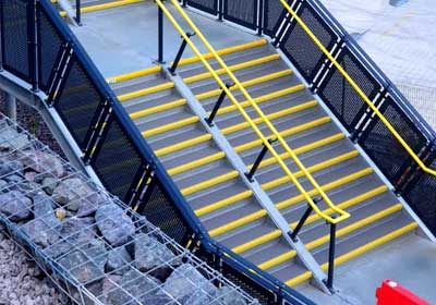 Heavy-duty stair nosing options for commercial buildings in the UK