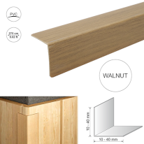 2.75m long Wood Effect Plastic Pvc Corner 90 Degree Angle Trim